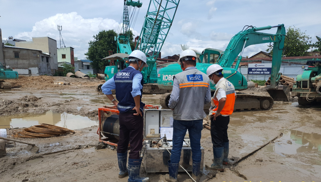 HÌNH ẢNH THÍ NGHIỆM KODEN CỌC KHOAN NHỒI – TƯỜNG VÂY