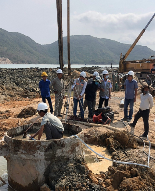 HÌNH ẢNH THÍ NGHIỆM SIÊU ÂM CỌC KHOAN NHỒI – TƯỜNG VÂY